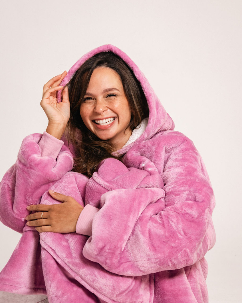Her Hug in Pink